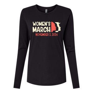 Women’S March 2024 Womens Cotton Relaxed Long Sleeve T-Shirt