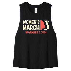 Women’S March 2024 Women's Racerback Cropped Tank