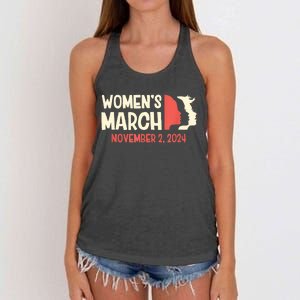 Women’S March 2024 Women's Knotted Racerback Tank