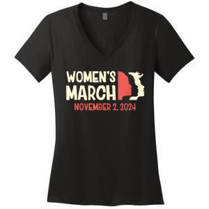 Women’S March 2024 Women's V-Neck T-Shirt