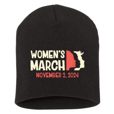 Women’S March 2024 Short Acrylic Beanie