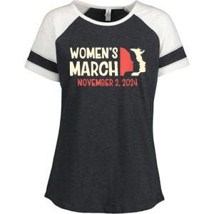 Women’S March 2024 Enza Ladies Jersey Colorblock Tee