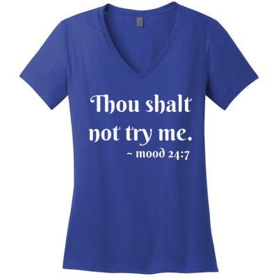 Women Moody 247 Women's V-Neck T-Shirt