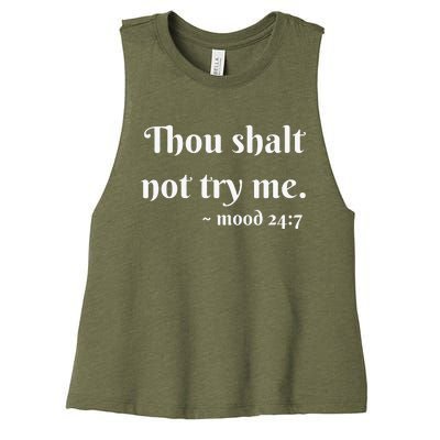 Women Moody 247 Women's Racerback Cropped Tank