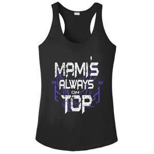 Women Mami’S Always On Top Gift Ladies PosiCharge Competitor Racerback Tank