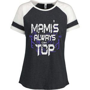 Women Mami’S Always On Top Gift Enza Ladies Jersey Colorblock Tee