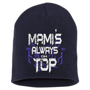 Women Mami’S Always On Top Gift Short Acrylic Beanie