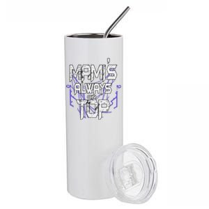 Women Mami’S Always On Top Gift Stainless Steel Tumbler