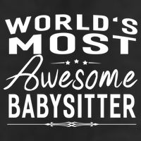 World's Most Awesome Sitter Meaningful Gift Funny Gift Idea 25L Jumbo Tote