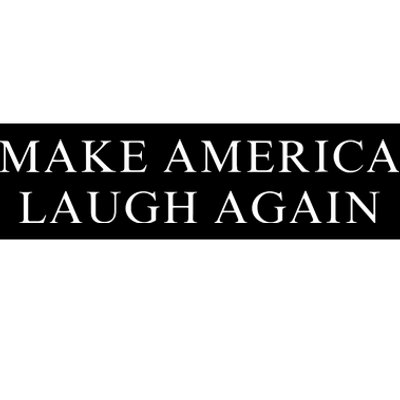 Women Make America Laugh Again Kamala 2024 Bumper Sticker