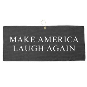 Women Make America Laugh Again Kamala 2024 Large Microfiber Waffle Golf Towel