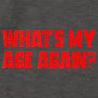 Whats My Age Again Funny Punk Vector Backpack