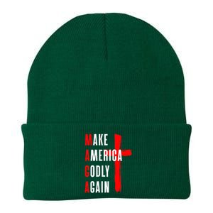 Wo Make America Godly Again Knit Cap Winter Beanie