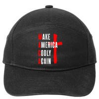 Wo Make America Godly Again 7-Panel Snapback Hat