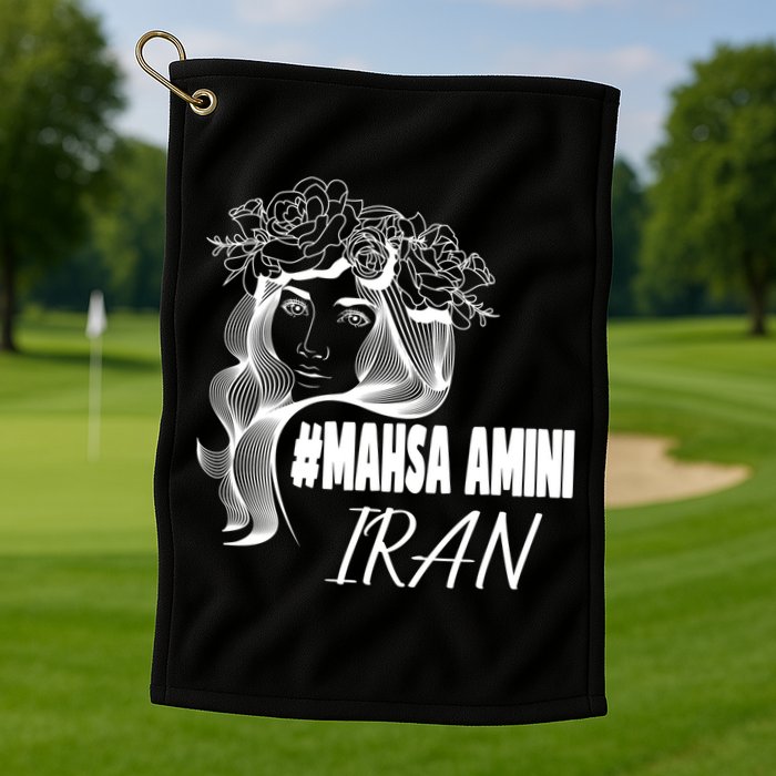Womens Mahsa Amini Iran #MAHSAAMINI, Iran, #Mahsa_amini Golf Towel