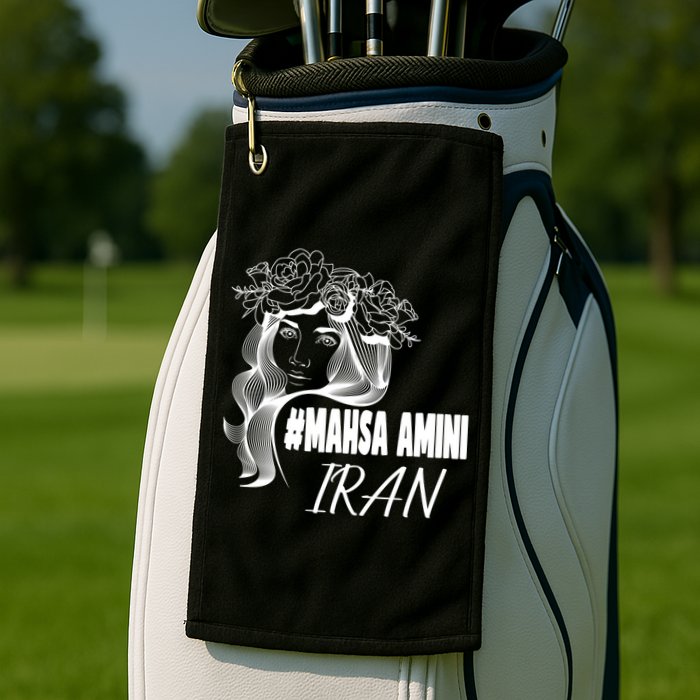 Womens Mahsa Amini Iran #MAHSAAMINI, Iran, #Mahsa_amini Golf Towel