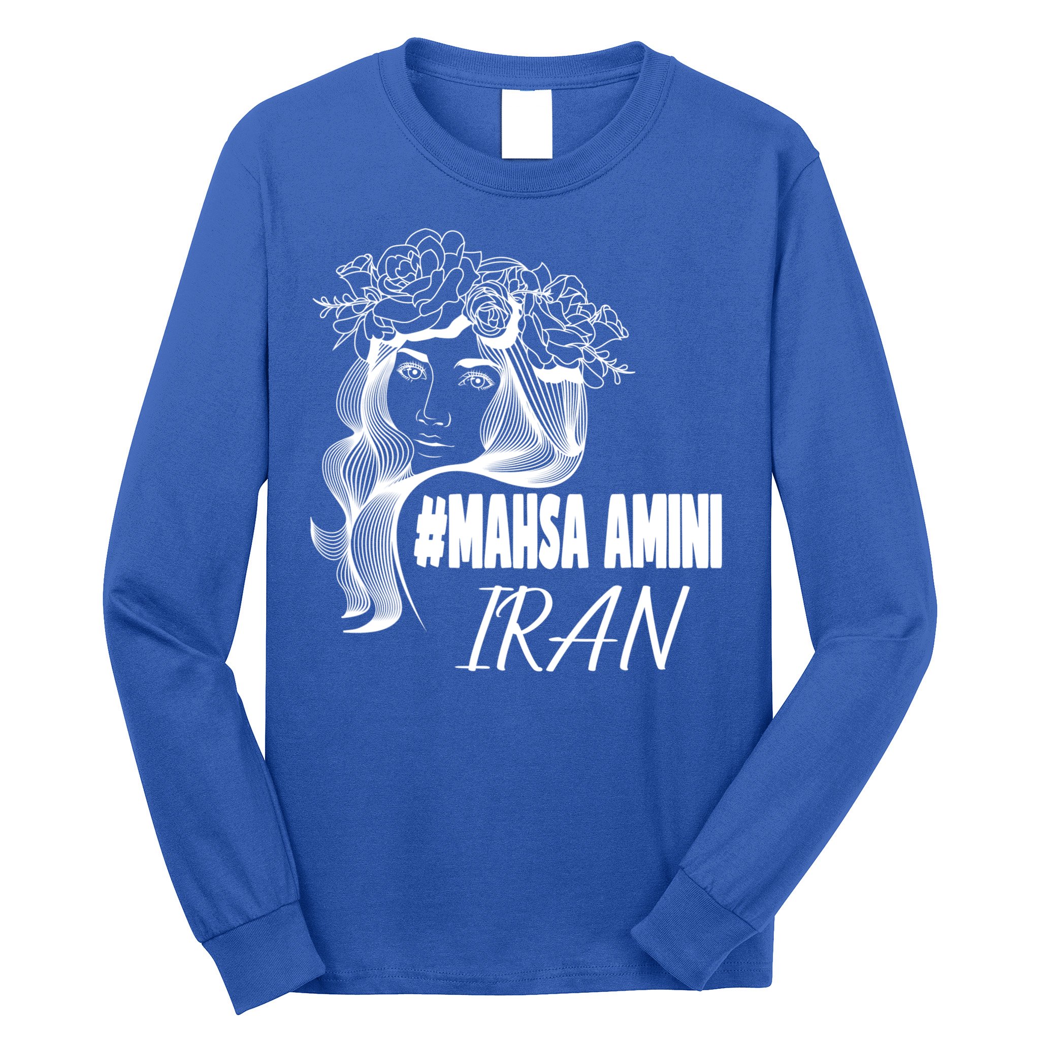 Womens Mahsa Amini Iran #MAHSAAMINI, Iran, #Mahsa_amini Long Sleeve Shirt