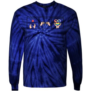 Want More Acceptance Sped Teacher Autism Awareness Tie-Dye Long Sleeve Shirt