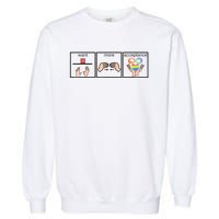 Want More Acceptance Sped Teacher Autism Awareness Garment-Dyed Sweatshirt