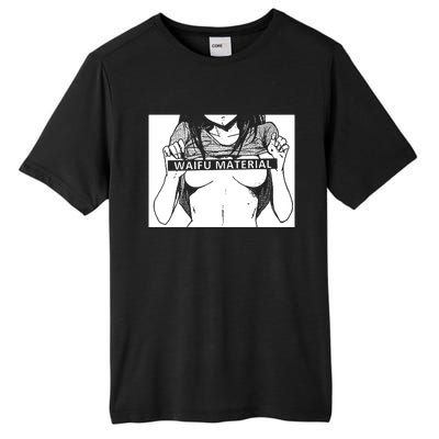 Waifu Material Anime Hentai Otaku Tall Fusion ChromaSoft Performance T-Shirt