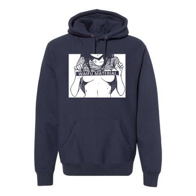 Waifu Material Anime Hentai Otaku Premium Hoodie