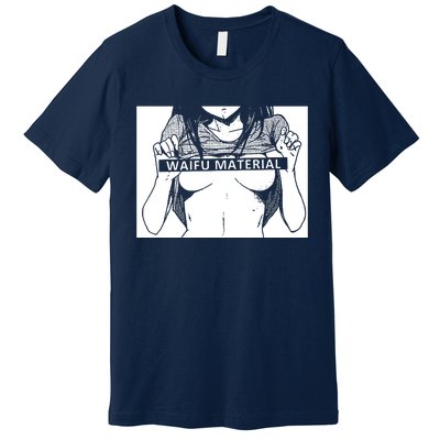 Waifu Material Anime Hentai Otaku Premium T-Shirt