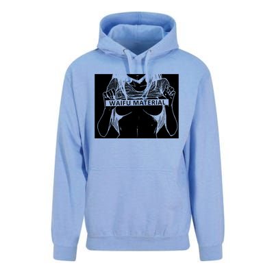 Waifu Material Anime Hentai Otaku Unisex Surf Hoodie