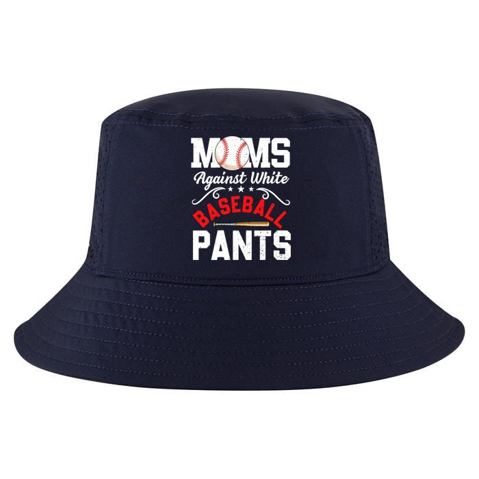 Wo Moms Against White Baseball Pants Funny Mother's Day Cool Comfort Performance Bucket Hat