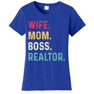 Wife Mom Boss Realtor Female Gift Women's T-Shirt