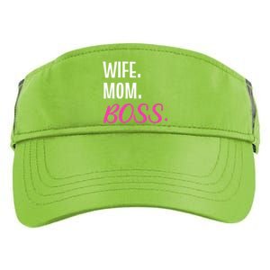 Wife Mom Boss Mother Great Gift Adult Drive Performance Visor