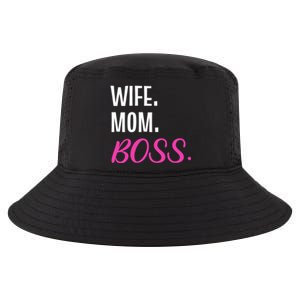 Wife Mom Boss Mother Great Gift Cool Comfort Performance Bucket Hat