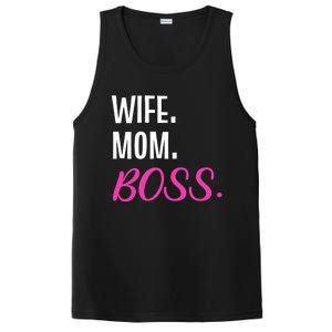 Wife Mom Boss Mother Great Gift PosiCharge Competitor Tank