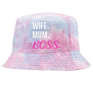 Wife Mom Boss Mother Great Gift Tie-Dyed Bucket Hat