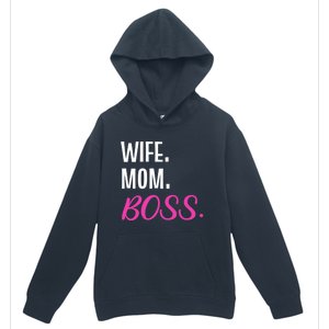 Wife Mom Boss Mother Great Gift Urban Pullover Hoodie