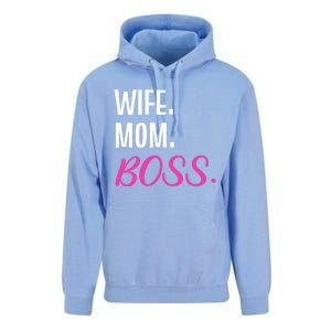 Wife Mom Boss Mother Great Gift Unisex Surf Hoodie