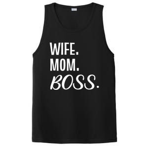 Wife Mom Boss Mother Gift PosiCharge Competitor Tank