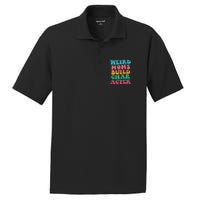 Weird Moms Build Character, Funny Mother's Day, Trendy Weird PosiCharge RacerMesh Polo