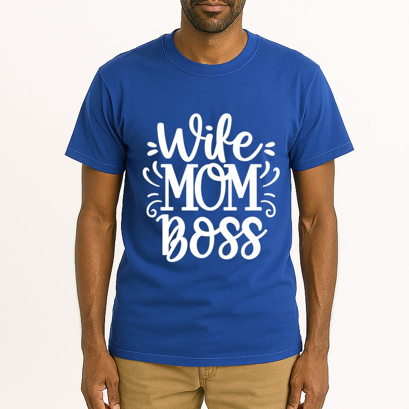 Wife Mom Boss Funny Gift Tall T-Shirt