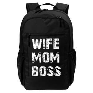 Wife Mom Boss Daily Commute Backpack