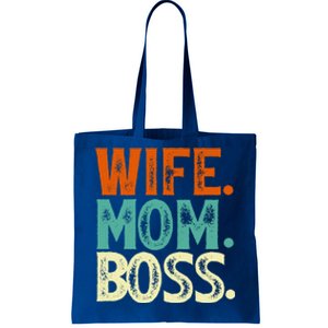 Wife Mom Boss Mother's Day Gift Tote Bag