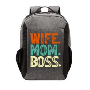 Wife Mom Boss Mother's Day Gift Vector Backpack