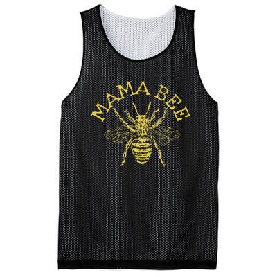 Womens Mama Bee Cute Funny Beekeeper Mother's Day Bee Lover Gift Mesh Reversible Basketball Jersey Tank