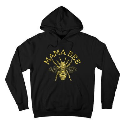 Womens Mama Bee Cute Funny Beekeeper Mother's Day Bee Lover Gift Tall Hoodie