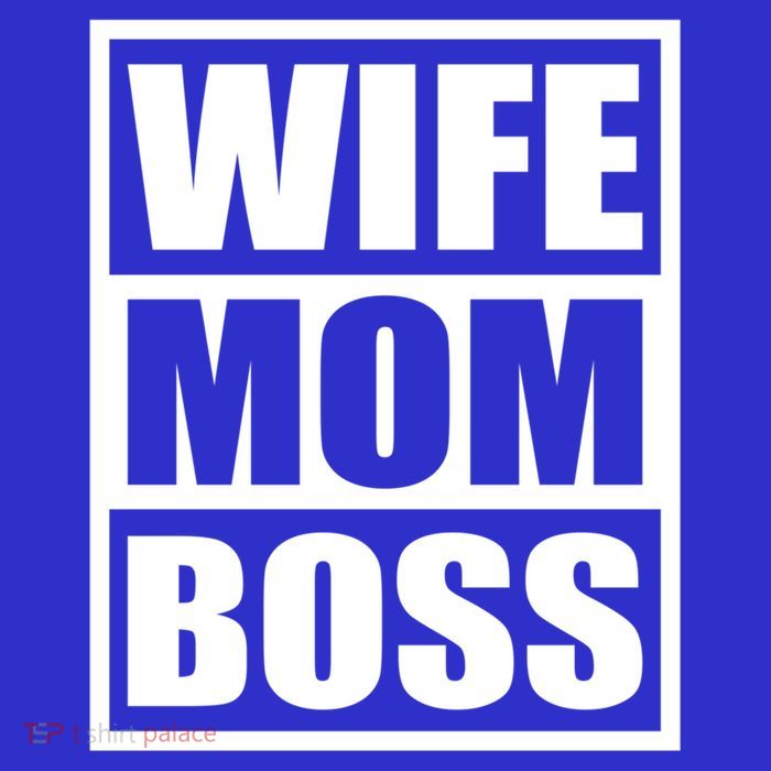 Wife Mom Boss Funny MotherS Day BossS Day Mother Employer Funny Gift Tall T-Shirt