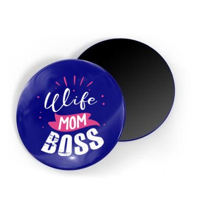 Wife Mom Boss Wife Mum Chef Meaningful Gift Magnet