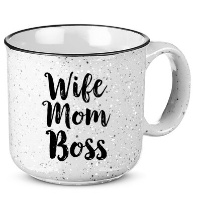 Wife Mom Boss Mothers Day Gift Mommy Mama Momma 15oz Campfire Ceramic Mug