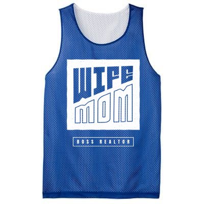 Wife Mom Boss Realtor Female Career Agents Gift Mesh Reversible Basketball Jersey Tank