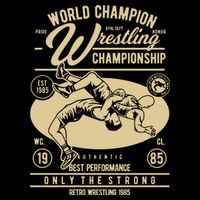 Wrestling Men Boy Wrestle Retro Wrestler Funny Wrestling City Backpack