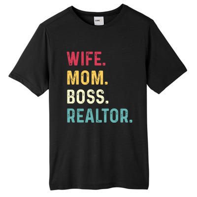 Wife Mom Boss Realtor Female Funny Gift Tall Fusion ChromaSoft Performance T-Shirt