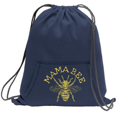 Womens Mama Bee Cute Funny Beekeeper Mother's Day Bee Lover Gift Sweatshirt Cinch Pack Bag